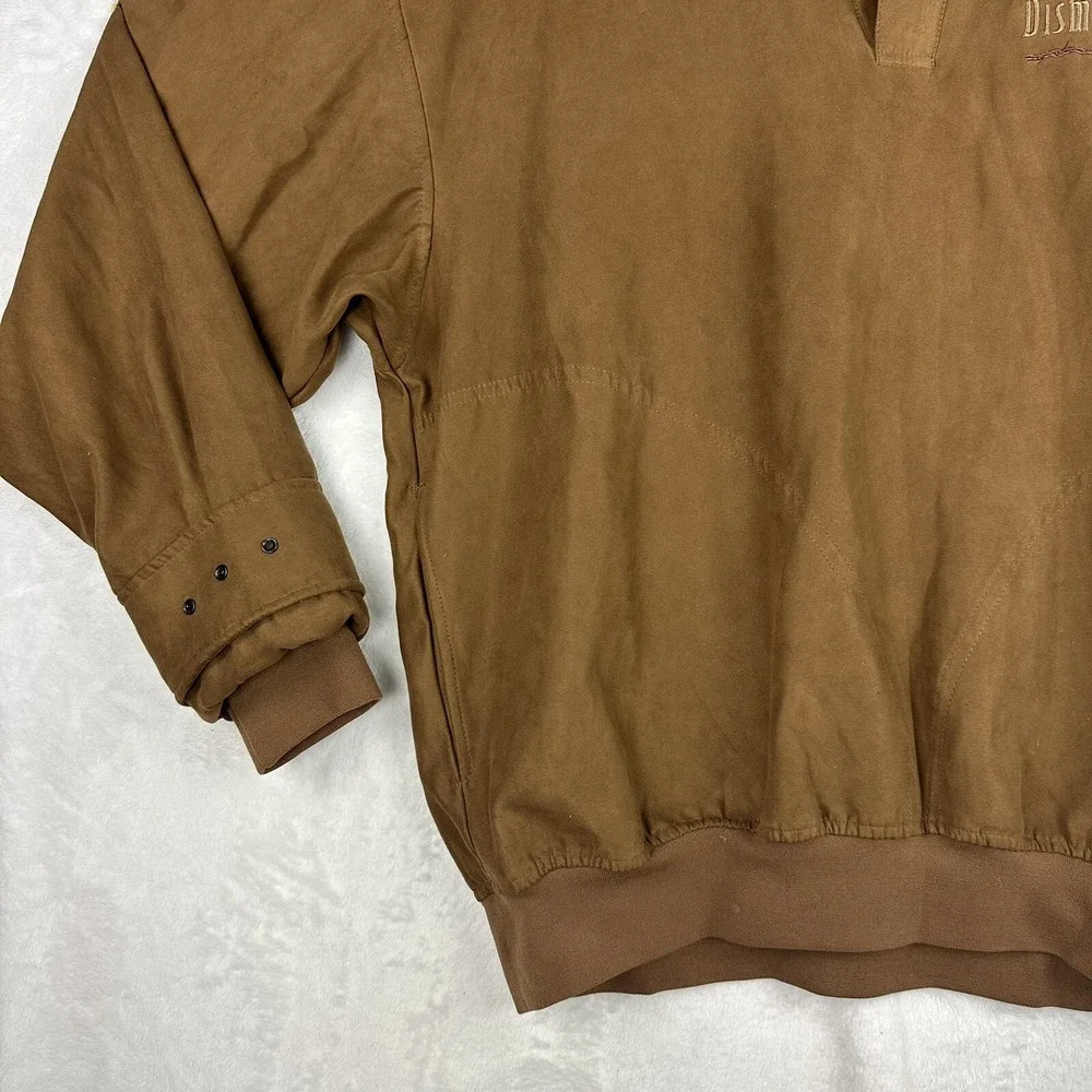Zero Restriction Golf Outerwear Large Microsuede Brown‎  Mens Jacket Coat